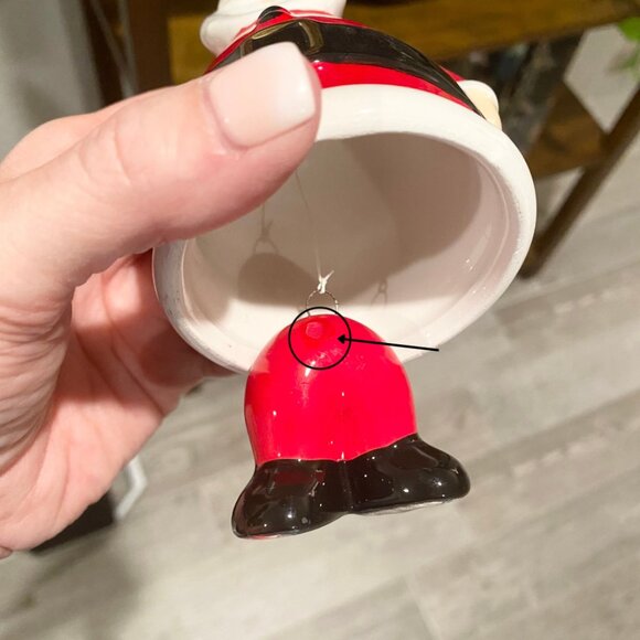Santa Bell Ornament - Picture 15 of 16